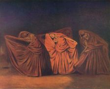 Nautch Girls at Delhi 1905. Artist: Mortimer Luddington Menpes