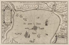 Nautical chart of the Gulf of Riga, Cartography. Creator: Waghenaer, Lucas Jansz. (1533/34-1606)