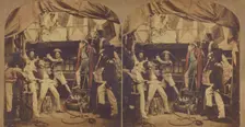 Nautical Sketches. Crossing the Line., about 1865. Creator: J. Reynolds