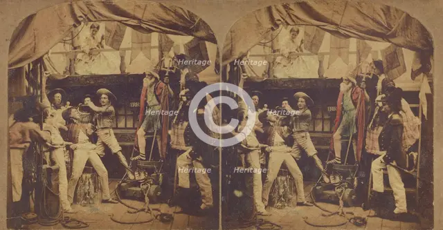 Nautical Sketches. Crossing the Line., about 1865. Creator: J. Reynolds.
