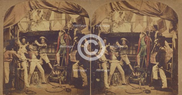 Nautical Sketches. Crossing the Line., about 1865. Creator: J. Reynolds.