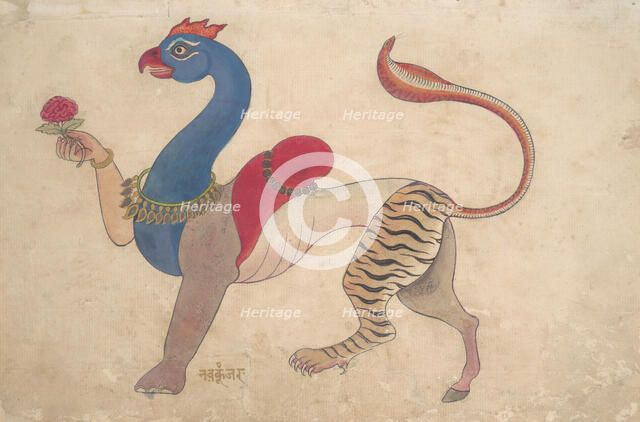 Navagunjara, a Universal Form of Krishna, ca. 1835. Creator: Unknown.