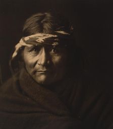 Navaho man, c1904. Creator: Edward Sheriff Curtis