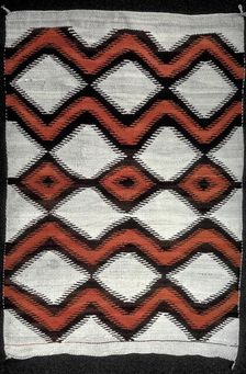 Navajo blanket, North American Indian, 19th century