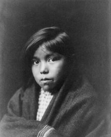 Navajo girl, c1904. Creator: Edward Sheriff Curtis