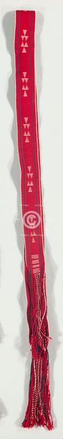 "Navajo Style" Belt/Sash, c 1890-1917. Creator: Unknown.