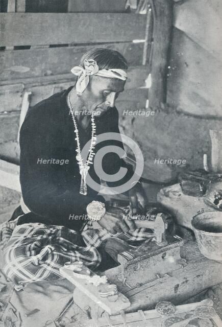 'Navajo Silver and Turquoise Jewellery', 1931. Artist: Unknown.