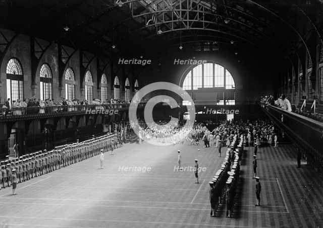 Naval Academy, U.S. - Graduation Exercises, 1917. Creator: Harris & Ewing.