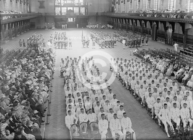 Naval Academy, U.S. - Graduation Exercises, 1917. Creator: Harris & Ewing.