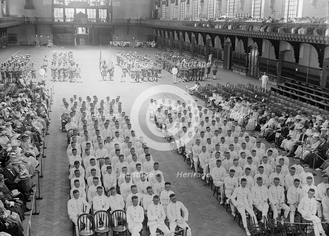 Naval Academy, U.S. - Graduation Exercises, 1917. Creator: Harris & Ewing.