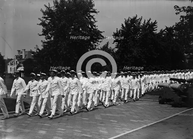 Naval Academy, U.S. - Graduation Exercises, 1917. Creator: Harris & Ewing.