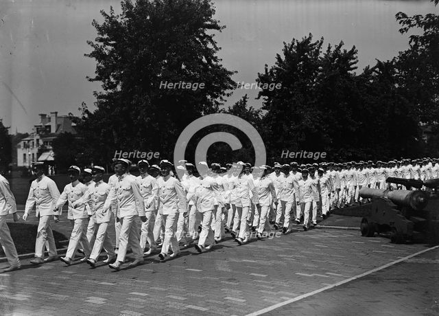 Naval Academy, U.S. - Graduation Exercises, 1917. Creator: Harris & Ewing.