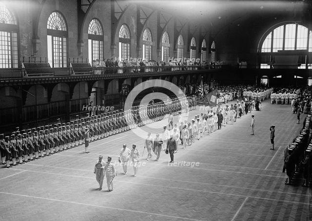 Naval Academy, U.S. - Graduation Exercises, 1917. Creator: Harris & Ewing.