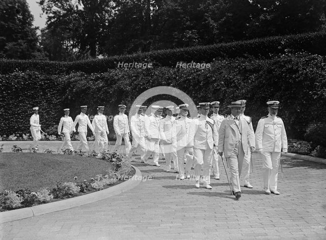 Naval Academy, U.S. - Graduation Exercises, 1917. Creator: Harris & Ewing.
