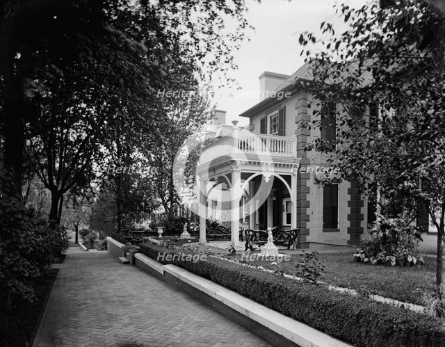 Naval Academy, Annapolis. Supts. Residence, between 1860 and 1880. Creator: Unknown.