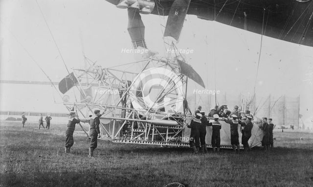 Naval Airship, Parseval, between c1910 and c1915. Creator: Bain News Service.