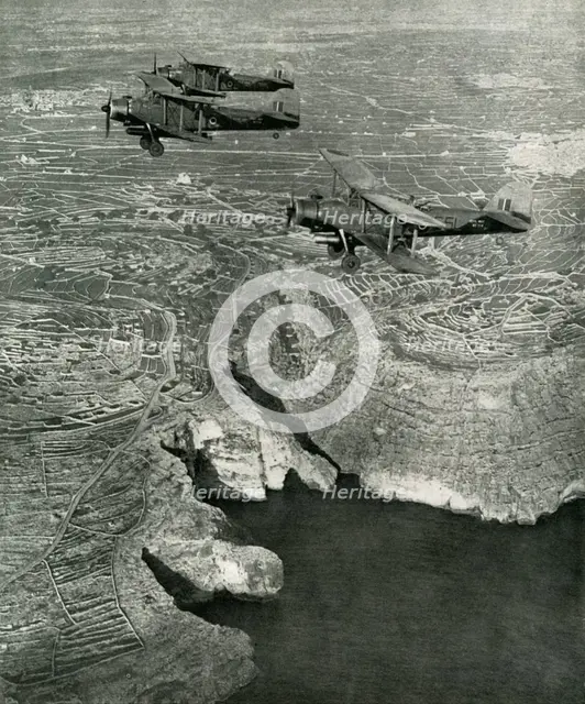 'Naval Albacores were part of the striking force', c1942-1943, (1945). Creator: Unknown.