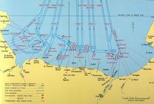 Naval Bombardments on D-Day, Second World War. Creator: HMSO