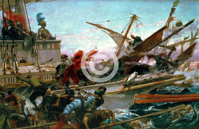 Naval battle of Lepanto, battle waged in 7th October 1571 when John of Austria was the commander.…
