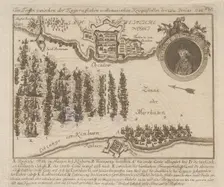 Naval battle between the Russian and Ottoman fleets on June 22, 1788, 1788. Creator: Anonymous