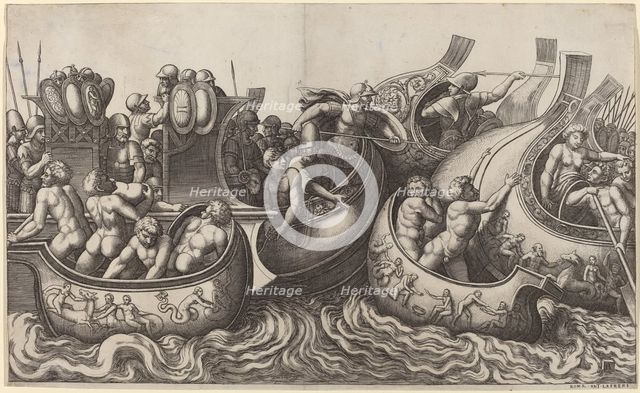 Naval Battle. Creator: Master of the Die.