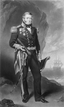 Naval officer, 19th century. Creator: Kirk & Sons of Cowes