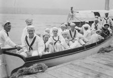 Naval Militia ready to embark, between c1910 and c1915. Creator: Bain News Service