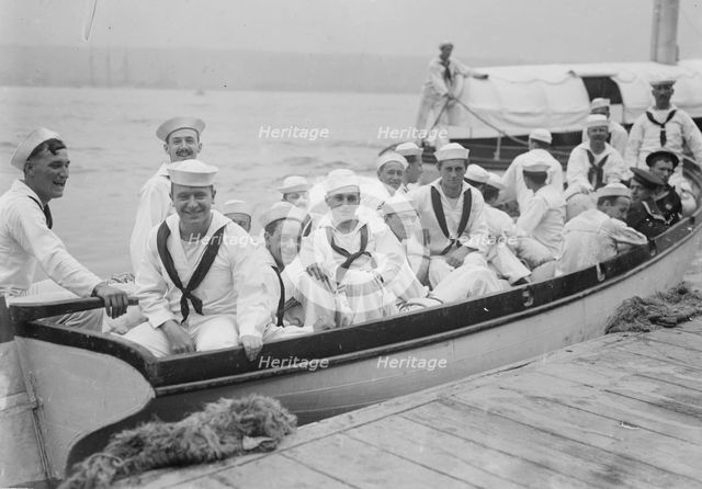 Naval Militia ready to embark, between c1910 and c1915. Creator: Bain News Service.