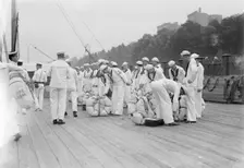 Naval Militia ready to embark, between c1910 and c1915. Creator: Bain News Service