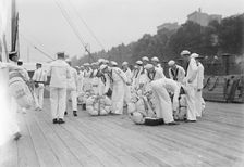 Naval Militia ready to embark, between c1910 and c1915. Creator: Bain News Service