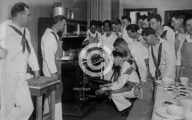 Naval student cooks, between c1915 and 1918. Creator: Bain News Service.