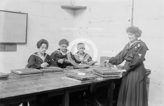 Naval Primer Assembly, between c1915 and c1920. Creator: Bain News Service.