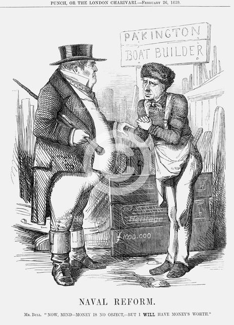 'Naval Reform', 1859. Creator: Unknown.