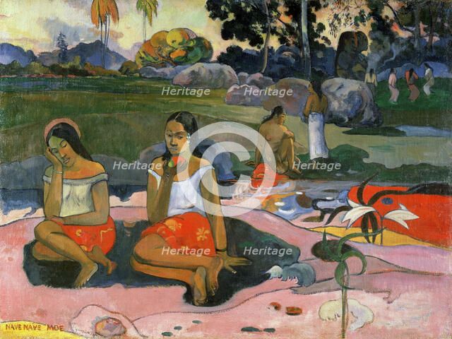 'Nave Nave Moe (The Sacred Spring: Sweet Dreams', 1894. Artist: Paul Gauguin