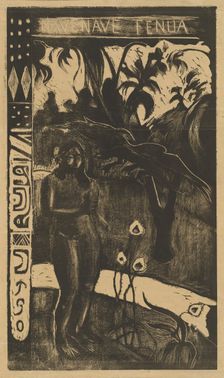Nave Nave Fenua (Delightful Land), 1894/1895. Creator: Paul Gauguin