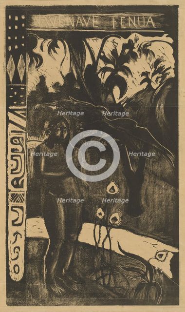 Nave Nave Fenua (Delightful Land), 1894/1895. Creator: Paul Gauguin.