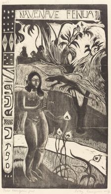 Nave Nave Fenua (Delightful Land), 1894/1895. Creator: Paul Gauguin