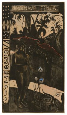Nave nave fenua (Delightful Land), from the Noa Noa Suite, 1893/94. Creator: Paul Gauguin