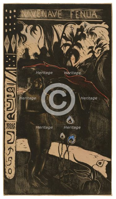 Nave nave fenua (Delightful Land), from the Noa Noa Suite, 1893/94. Creator: Paul Gauguin.