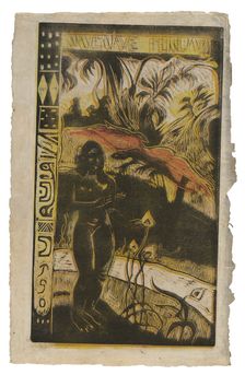 Nave nave fenua (Delightful Land), from the Noa Noa Suite, 1893–94. Creator: Paul Gauguin