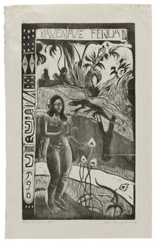 Nave nave fenua (Delightful Land), from the Noa Noa Suite, 1893/94, printed 1921. Creator: Paul Gauguin