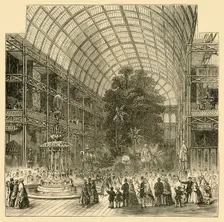 Nave of the Great Exhibition of 1851 (c1876). Creator: Unknown