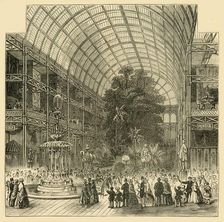 Nave of the Great Exhibition of 1851 (c1876). Creator: Unknown