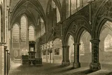 Nave of Boxgrove Church 1835. Creator: Unknown