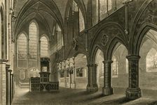 Nave of Boxgrove Church 1835. Creator: Unknown