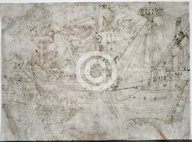 Navicella, c. 1410s. Creator: Parri Spinelli (Italian, 1387-c. 1453).