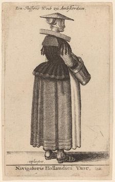 Navigatoris Hollandici Vxor. Creator: Wenceslaus Hollar
