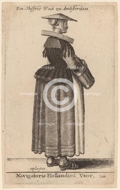 Navigatoris Hollandici Vxor. Creator: Wenceslaus Hollar.