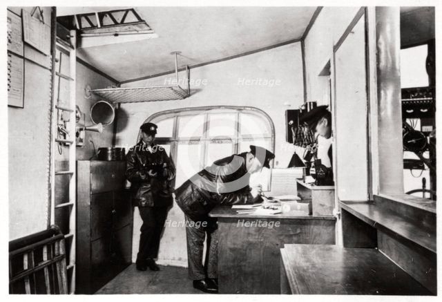 Navigation room, Zeppelin LZ 127 'Graf Zeppelin', 1933. Artist: Unknown