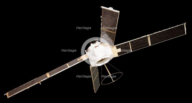 Navigational Satellite, Transit 5-A, 1960s. Creator: Johns Hopkins University Applied Physics Laboratory.